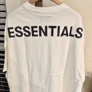 Fear of God Essentials white 3M logo tee size XL